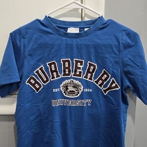 Burberry Kids University Blue Tee